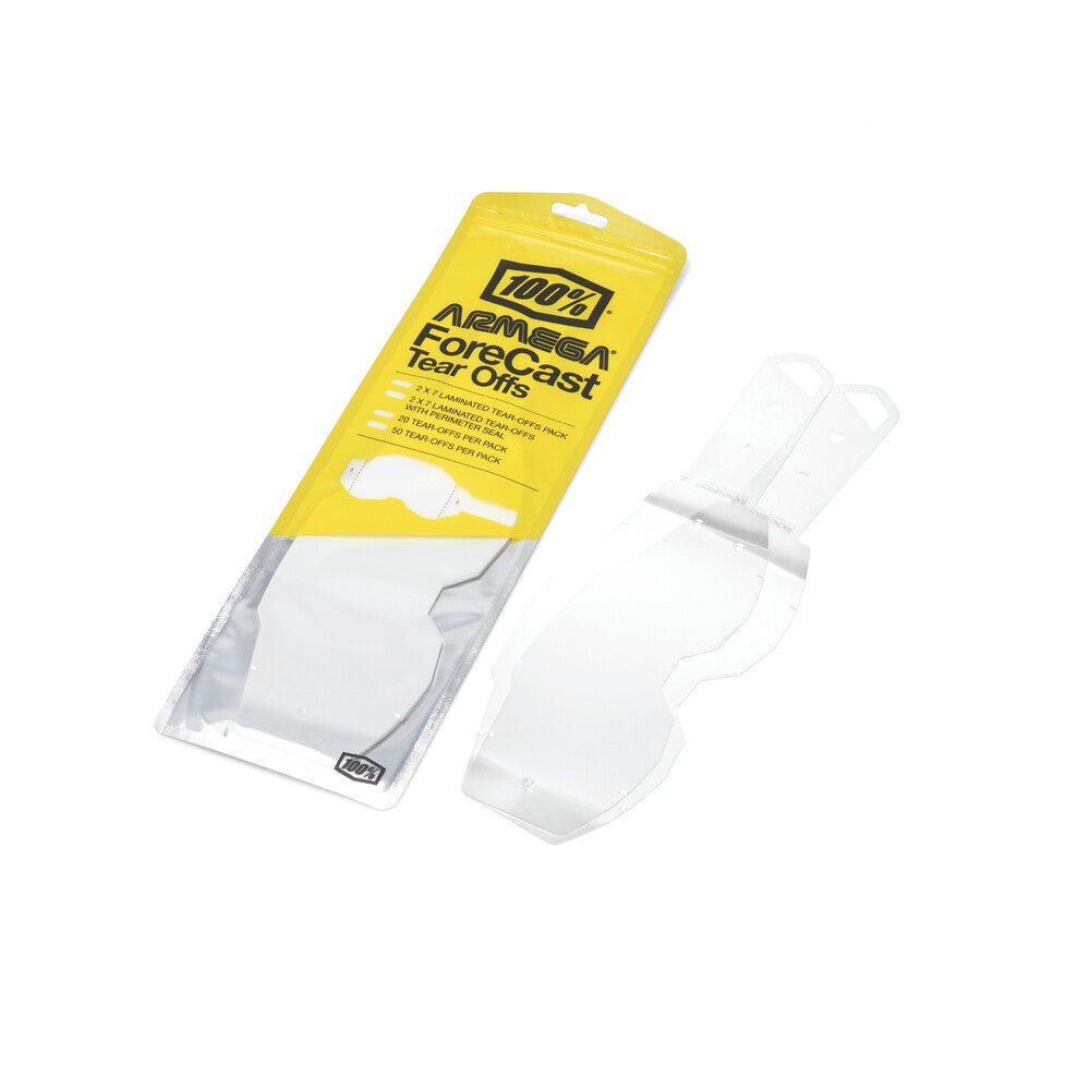 100 - PERCENT Goggle Tear - Offs - Texas State Motocross
